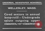 Image of annual hoop roll Wellesley Massachusetts USA, 1931, second 7 stock footage video 65675070441