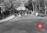 Image of annual hoop roll Wellesley Massachusetts USA, 1931, second 39 stock footage video 65675070441