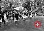 Image of annual hoop roll Wellesley Massachusetts USA, 1931, second 46 stock footage video 65675070441