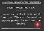 Image of auto boat Fort Worth Texas USA, 1931, second 1 stock footage video 65675070442