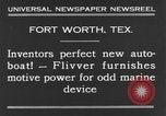 Image of auto boat Fort Worth Texas USA, 1931, second 4 stock footage video 65675070442