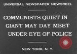 Standbild May Day Parade New York United States USA, 1931, aus Sekunde 3 historischem Filmmaterial Videoclip 65675070443