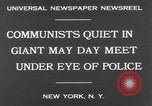 Standbild May Day Parade New York United States USA, 1931, aus Sekunde 4 historischem Filmmaterial Videoclip 65675070443