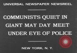 Standbild May Day Parade New York United States USA, 1931, aus Sekunde 5 historischem Filmmaterial Videoclip 65675070443
