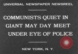 Standbild May Day Parade New York United States USA, 1931, aus Sekunde 7 historischem Filmmaterial Videoclip 65675070443