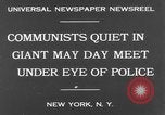 Standbild May Day Parade New York United States USA, 1931, aus Sekunde 8 historischem Filmmaterial Videoclip 65675070443