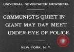 Standbild May Day Parade New York United States USA, 1931, aus Sekunde 9 historischem Filmmaterial Videoclip 65675070443