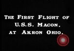 Standbild USS Macon Akron Ohio USA, 1933, aus Sekunde 4 historischem Filmmaterial Videoclip 65675070496