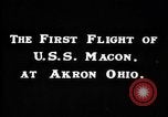 Standbild USS Macon Akron Ohio USA, 1933, aus Sekunde 6 historischem Filmmaterial Videoclip 65675070496