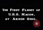 Standbild USS Macon Akron Ohio USA, 1933, aus Sekunde 12 historischem Filmmaterial Videoclip 65675070496
