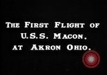 Standbild USS Macon Akron Ohio USA, 1933, aus Sekunde 18 historischem Filmmaterial Videoclip 65675070496