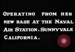 Standbild USS Macon Sunnyvale California USA, 1933, aus Sekunde 3 historischem Filmmaterial Videoclip 65675070499