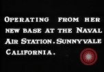 Standbild USS Macon Sunnyvale California USA, 1933, aus Sekunde 10 historischem Filmmaterial Videoclip 65675070499