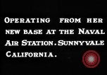 Standbild USS Macon Sunnyvale California USA, 1933, aus Sekunde 13 historischem Filmmaterial Videoclip 65675070499