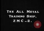 Image ZMC-2 dirigeable Grosse Ile Michigan USA, 1929, de la seconde 11 séquences d'archives historiques vidéo 65675070501