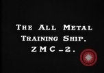 Image ZMC-2 dirigeable Grosse Ile Michigan USA, 1929, de la seconde 15 séquences d'archives historiques vidéo 65675070501