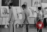 Image of Art education for African American students New Orleans Louisiana USA, 1940, second 16 stock footage video 65675070516