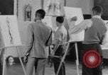 Image of Art education for African American students New Orleans Louisiana USA, 1940, second 20 stock footage video 65675070516