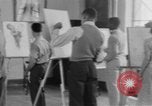 Image of Art education for African American students New Orleans Louisiana USA, 1940, second 24 stock footage video 65675070516