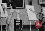 Image of Art education for African American students New Orleans Louisiana USA, 1940, second 27 stock footage video 65675070516