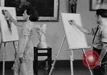 Image of Art education for African American students New Orleans Louisiana USA, 1940, second 30 stock footage video 65675070516