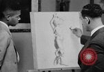Image of Art education for African American students New Orleans Louisiana USA, 1940, second 49 stock footage video 65675070516
