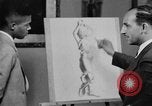 Image of Art education for African American students New Orleans Louisiana USA, 1940, second 53 stock footage video 65675070516