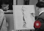 Image of Art education for African American students New Orleans Louisiana USA, 1940, second 54 stock footage video 65675070516