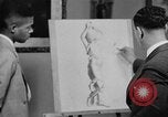 Image of Art education for African American students New Orleans Louisiana USA, 1940, second 55 stock footage video 65675070516