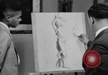 Image of Art education for African American students New Orleans Louisiana USA, 1940, second 57 stock footage video 65675070516