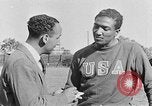 Image of African American college student athletes New Orleans Louisiana USA, 1940, second 50 stock footage video 65675070520