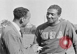Image of African American college student athletes New Orleans Louisiana USA, 1940, second 52 stock footage video 65675070520