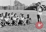 Image of African American college student athletes New Orleans Louisiana USA, 1940, second 59 stock footage video 65675070520
