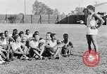 Image of African American college student athletes New Orleans Louisiana USA, 1940, second 60 stock footage video 65675070520