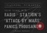 Image of radio play New York United States USA, 1938, second 1 stock footage video 65675070522