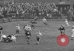 Image of Army versus Notre Dame football New York City USA, 1938, second 47 stock footage video 65675070526