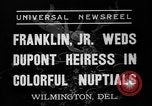 Immagine di Franklin Delano Roosevelt Jr Wilmington Delaware USA, 1937, secondo 5 filmato di repertorio 65675070574