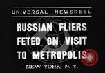 Immagine di Tre aviatori russo New York United States USA, 1937, secondo 4 filmato di repertorio 65675070575