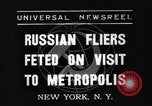 Immagine di Tre aviatori russo New York United States USA, 1937, secondo 7 filmato di repertorio 65675070575