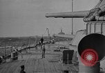 Image of USS Pennsylvania BB-38 escorting President Wilson Atlantic Ocean, 1918, second 36 stock footage video 65675070584