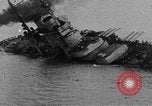 Image of Austro-Hungarian ship SMS Szent Istvan sinking Adriatic Sea, 1918, second 5 stock footage video 65675070597