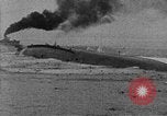 Image of Austro-Hungarian ship SMS Szent Istvan sinking Adriatic Sea, 1918, second 10 stock footage video 65675070597