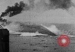 Image of Austro-Hungarian ship SMS Szent Istvan sinking Adriatic Sea, 1918, second 18 stock footage video 65675070597