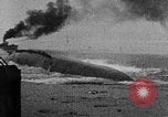 Image of Austro-Hungarian ship SMS Szent Istvan sinking Adriatic Sea, 1918, second 22 stock footage video 65675070597