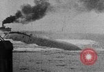Image of Austro-Hungarian ship SMS Szent Istvan sinking Adriatic Sea, 1918, second 24 stock footage video 65675070597