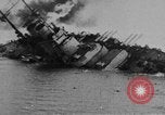 Image of Austro-Hungarian ship SMS Szent Istvan sinking Adriatic Sea, 1918, second 31 stock footage video 65675070597