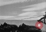 Image of wheat harvested by mule drawn combines United States USA, 1936, second 30 stock footage video 65675070601