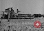 Image of wheat harvested by mule drawn combines United States USA, 1936, second 43 stock footage video 65675070601