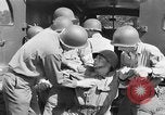 Image of Combat exhaustion treatment at World War 2 field hospital United States USA, 1945, second 32 stock footage video 65675070658
