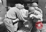 Image of Combat exhaustion treatment at World War 2 field hospital United States USA, 1945, second 34 stock footage video 65675070658